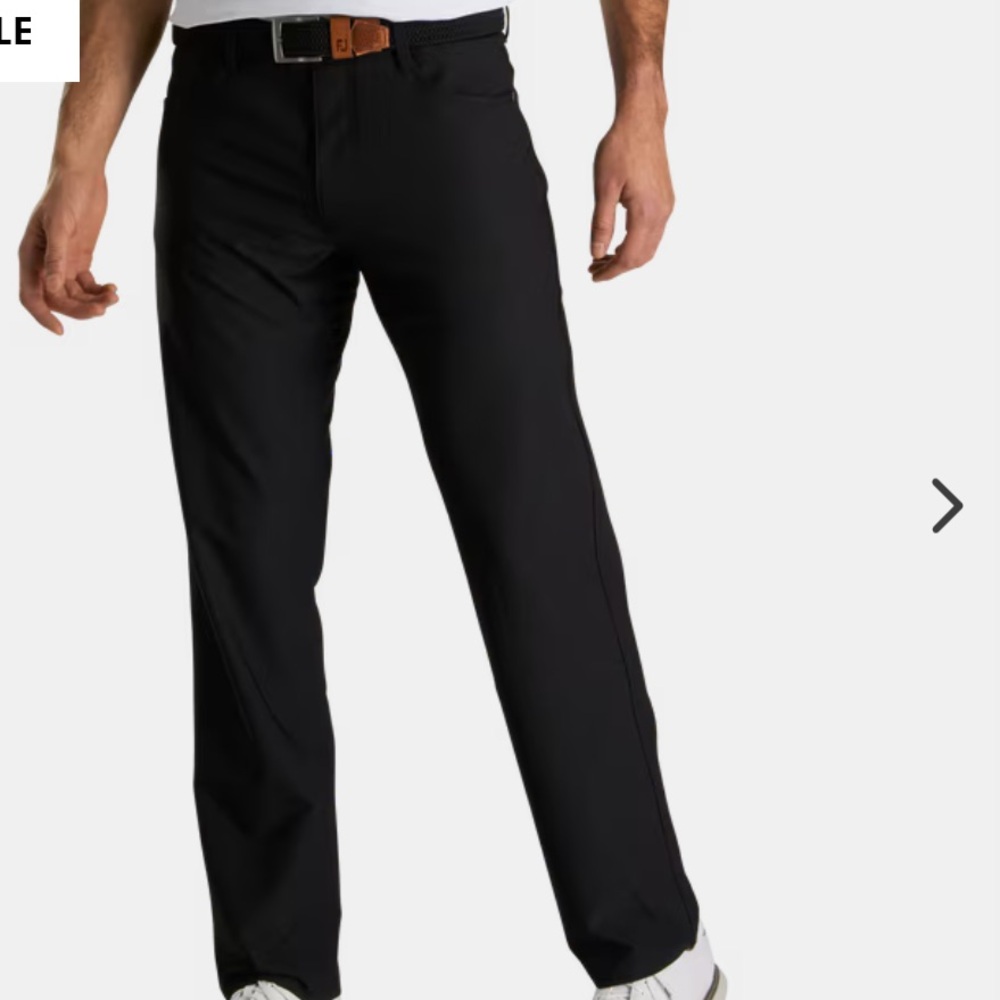 Men’s FJ Athletic Black Pant Size 30x32 Brand New
